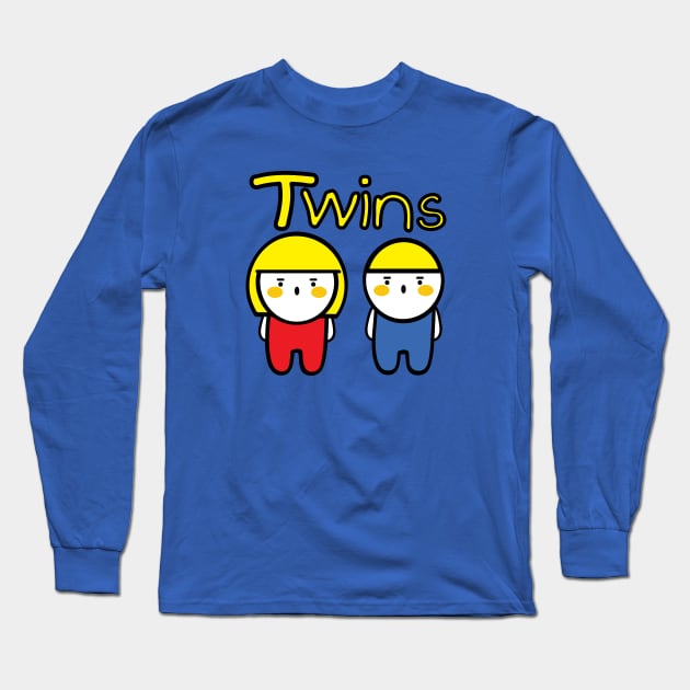 Twins Leo and Lola Long Sleeve T-Shirt by CindyS